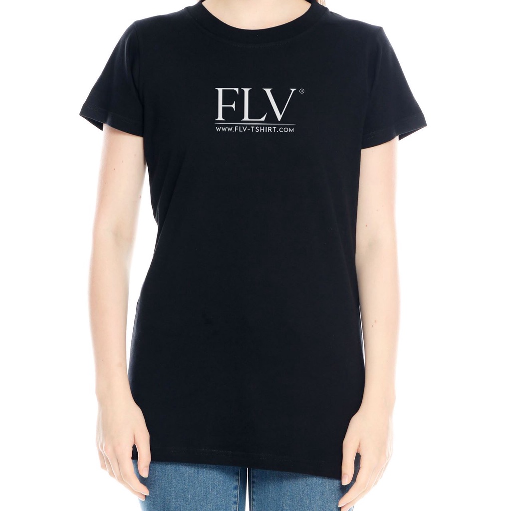 FLV T-shirt Kaos Katun Premium Cotton Combed murni