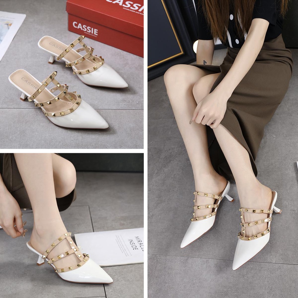 GSW High Heels wanita import sepatu heels wanita ( EV01 ) Heels kondangan wanita sepatu kerja wanita