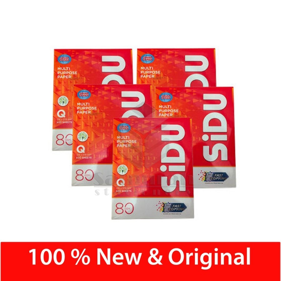 Kertas HVS Quarto 80 gr SIDU