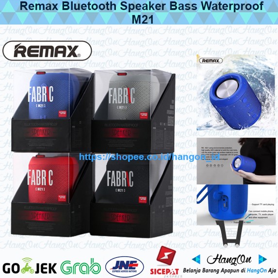 Remax Waterproof IP56 Speaker Bass TWS - RB-M21