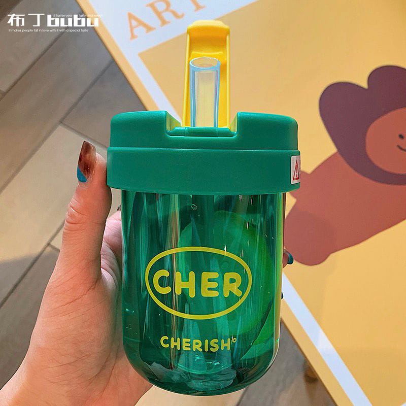 Botol minum anak Sedotan 330 ml Botol minum antibocor dan Anti Tumpah
