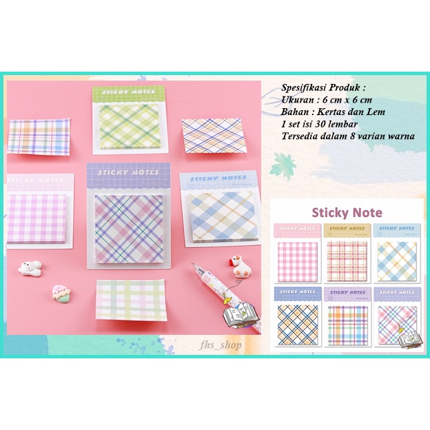 

Sticky Notes Sticky Note Memo Tempel Kertas Memo Buku Tulis Sticky Notes Aesthetic Colorful Grid