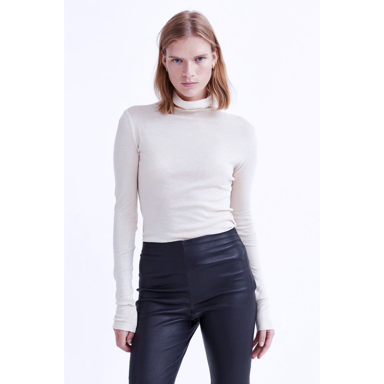 H&amp;M Cotton Highneck Top