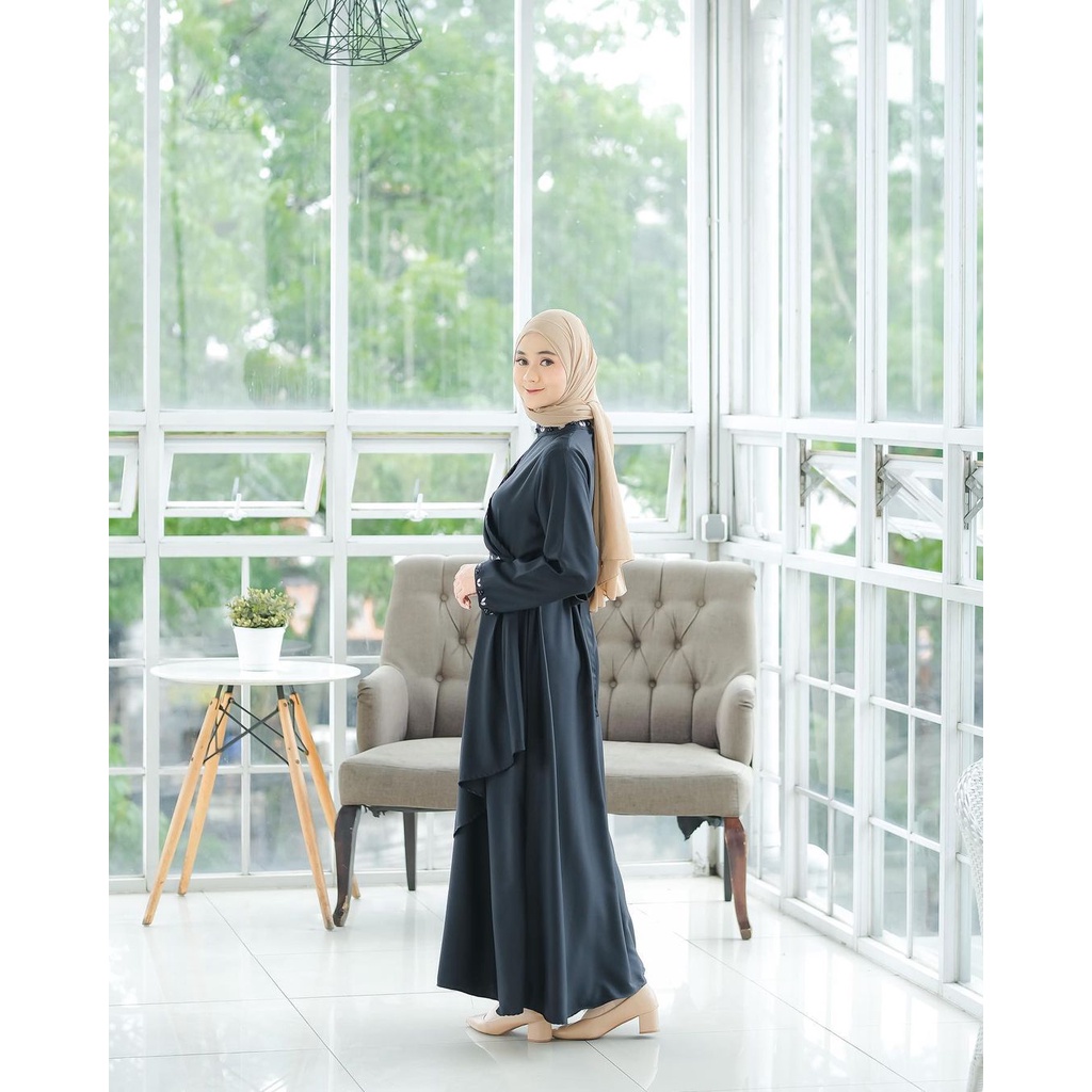 LIMITED - AINUN DRESS EID SERIES GAMIS PREMIUM DRESS WANITA SHAKILA SWAROSKI