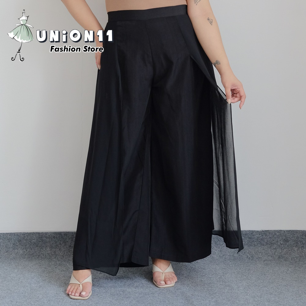 UNION11 - JUMBO PANTS WANITA / CELANA JUMBO WANITA / CELANA PANJANG WANITA MUAT BB 85 KG / KULOT JUMBO WANITA JISO