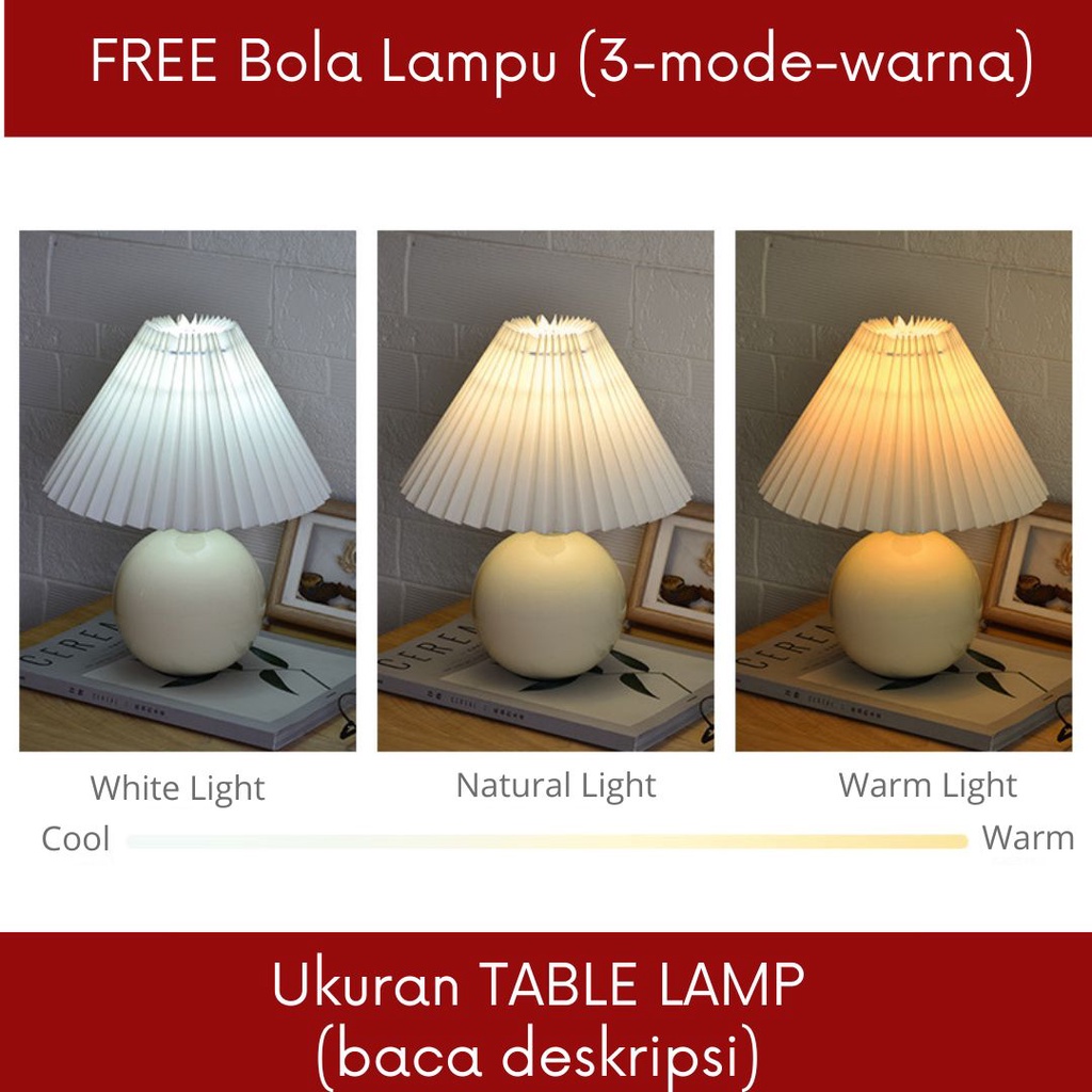 Table Lamp Lampu Aesthetic Wedding Sangjit Shuangxi Elektrik Lampu Tidur Modern fashion estetik