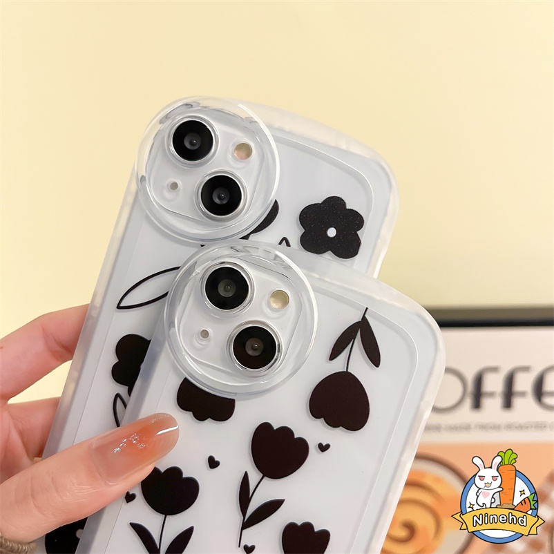 Soft Case Silikon Motif Lukisan Minyak Bunga Untuk Compatible for iPhone 14 13 12 11 Pro Max X XR XS Max SE 2020 iPhone 7Plus 8Plus 8 7 6 6s Plus Flower Oil Painting Simple Phone Case Soft Silicone All-inclusive Shockproof Phone Cover