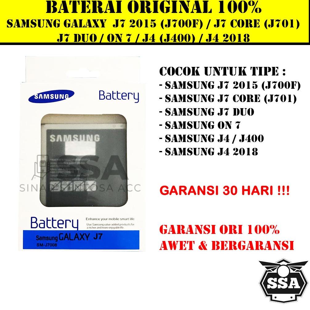 ✨ 7.7  Baterai Original 100% Samsung Galaxy J7 2015 J7 Core J7 Duo ON 7 ON7 J4 2018 J700 J700F J701 