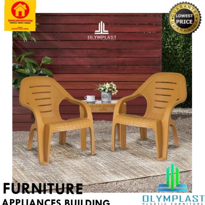 Kursi Teras Plastik - Kursi Teras Rumah - Ol 509R - Olymplast