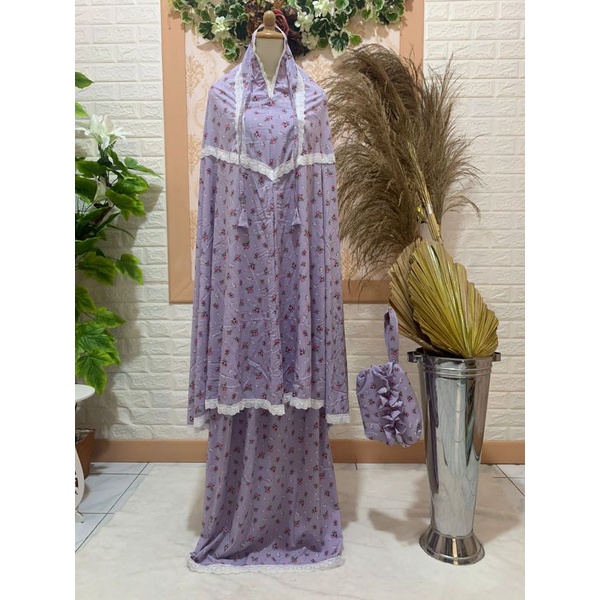 mukena silky premium 2in1