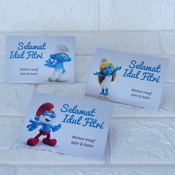 

Amplop Lebaran Karakter Smurf Kecil