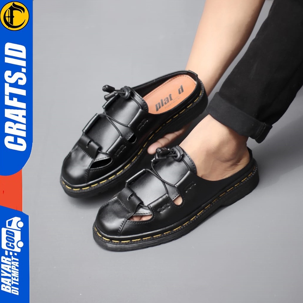 Sepatu Sandal Bustong Pria Slop Casual Crafts Poring