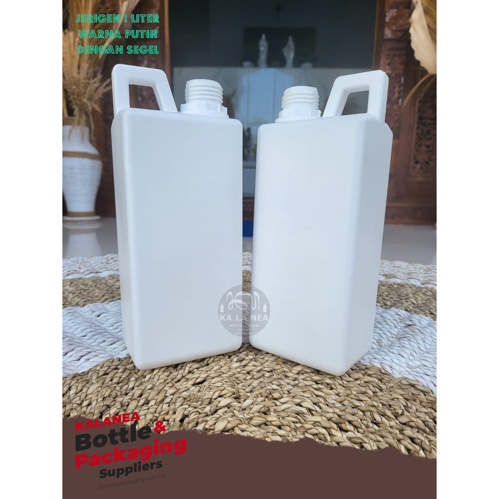 Jerigen 1 liter Tinggi Putih BARU / Jirigen 1 L Putih / Jerigen 1 L