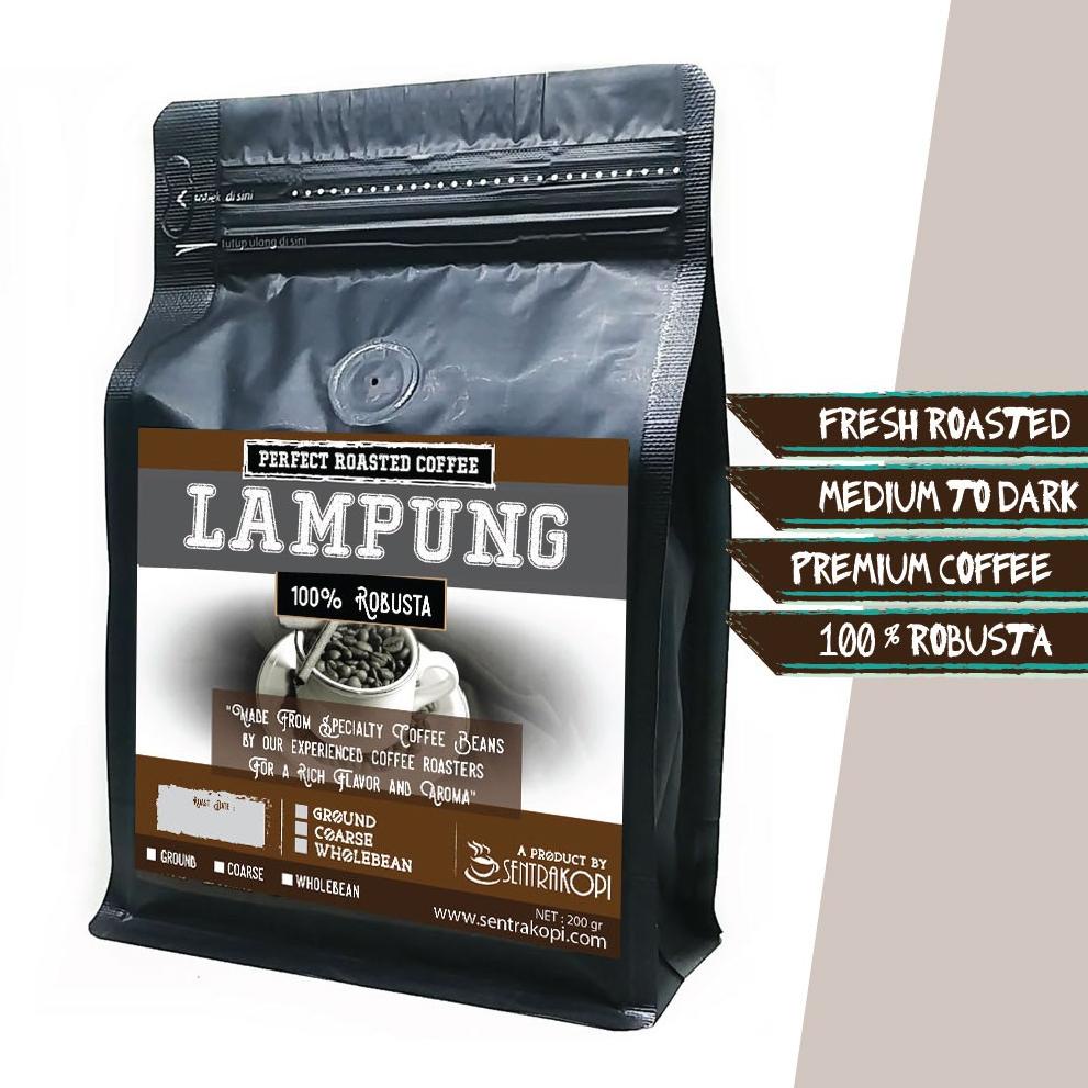 

Terbaru Kopi Lampung 200 Gram - Bubuk / Biji - Robusta Coffee