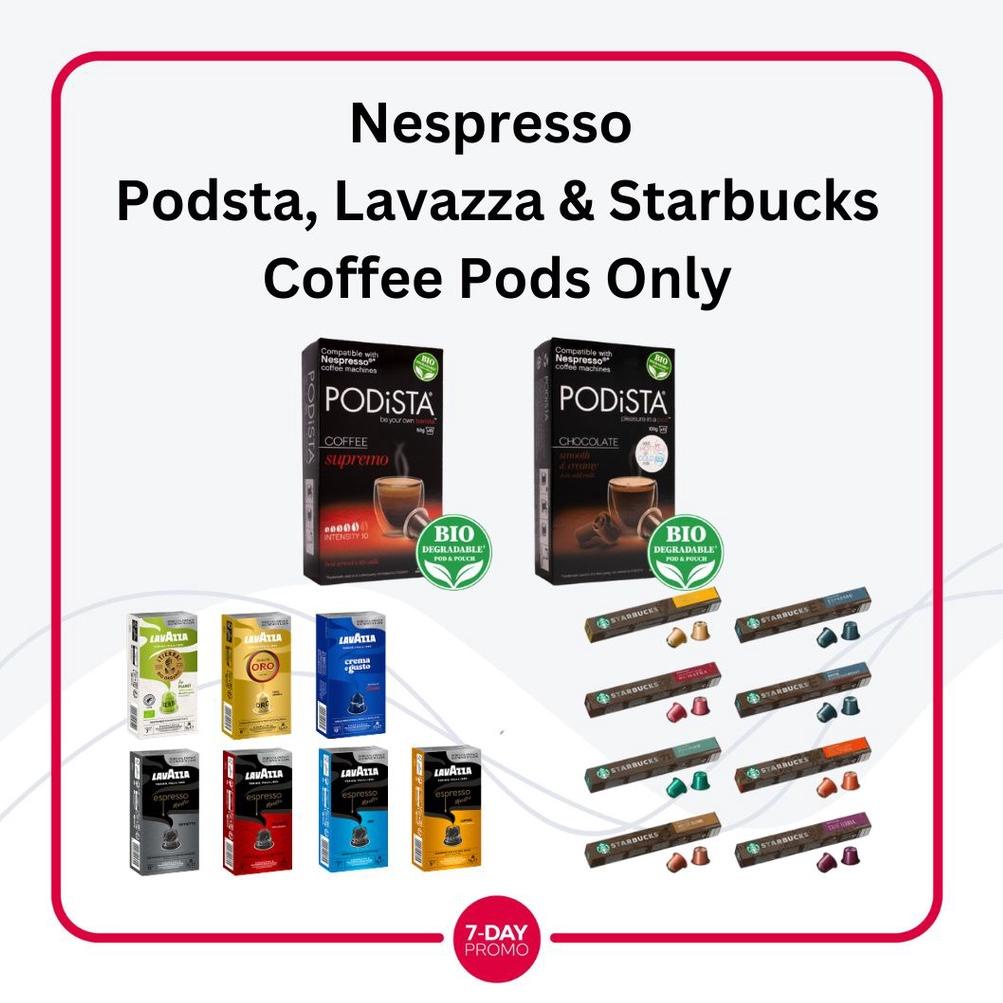 

[Terkece Se-RI] Nespresso Starbucks Podista Lavazza Kapsul Only