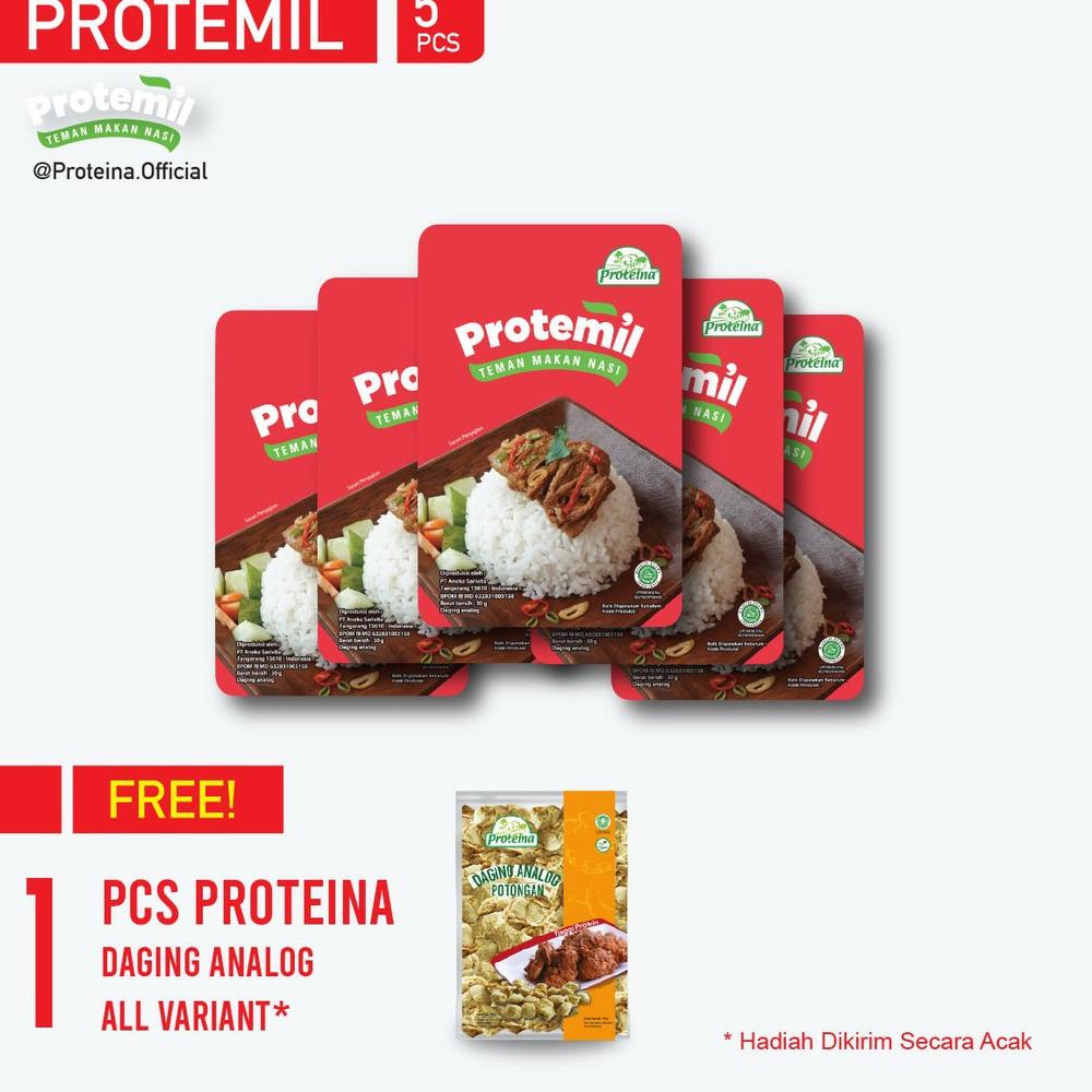 

【Penjualan Terbaik】✅COD Protemil 5pcs + FREE 1pcs Proteina Daging Analog