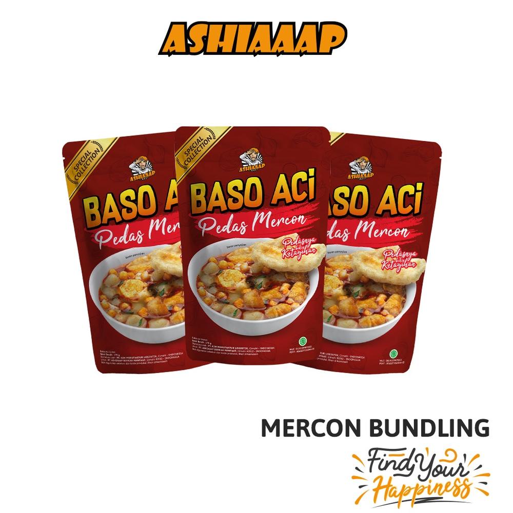 

(♥C6369] 3PCS Ashiaaap Paket Bundling Baso Aci Mercon