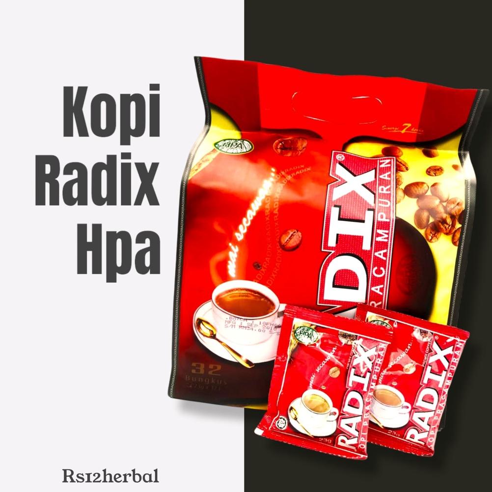 

9.9 BRANDS FESTIVAL Kopi Radix Premix Coffee Kopi Pracampuran Mai Secawan isi 32Sachet HPA Malaysia Original