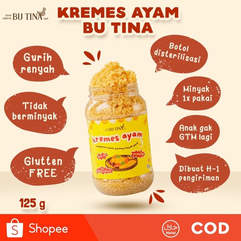 

ORIGINAL% Kremes Sari Ayam Kampung 125g