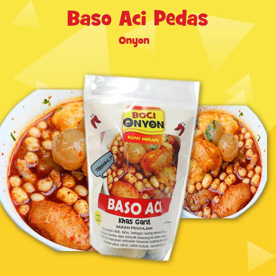 

Bagus!!!!!! Baso Aci Pedas Khas Garut Kuah Merapi Pedas Onyon