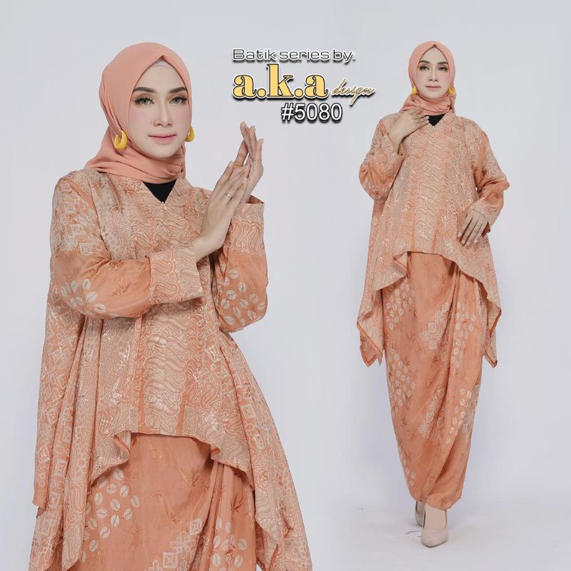 [5080]KEBAYA ORIGINAL//KEBAYA MODERN//STELAN ROK BUSUI VISCOSE PREMIUM/SEMI SUTRA//Kode AKA