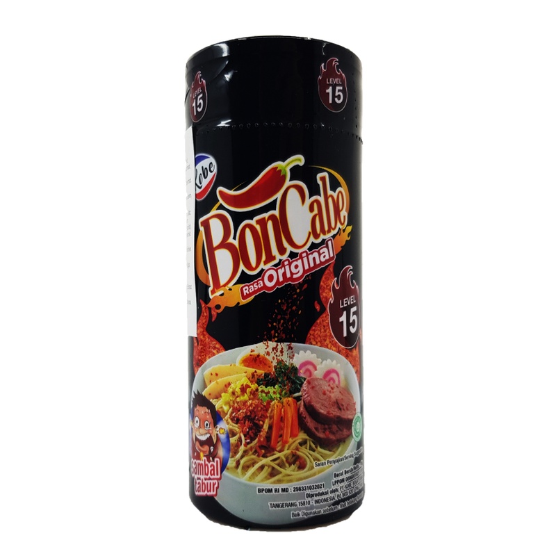 

Boncabe level 1 kemasan botol bon cabe max end