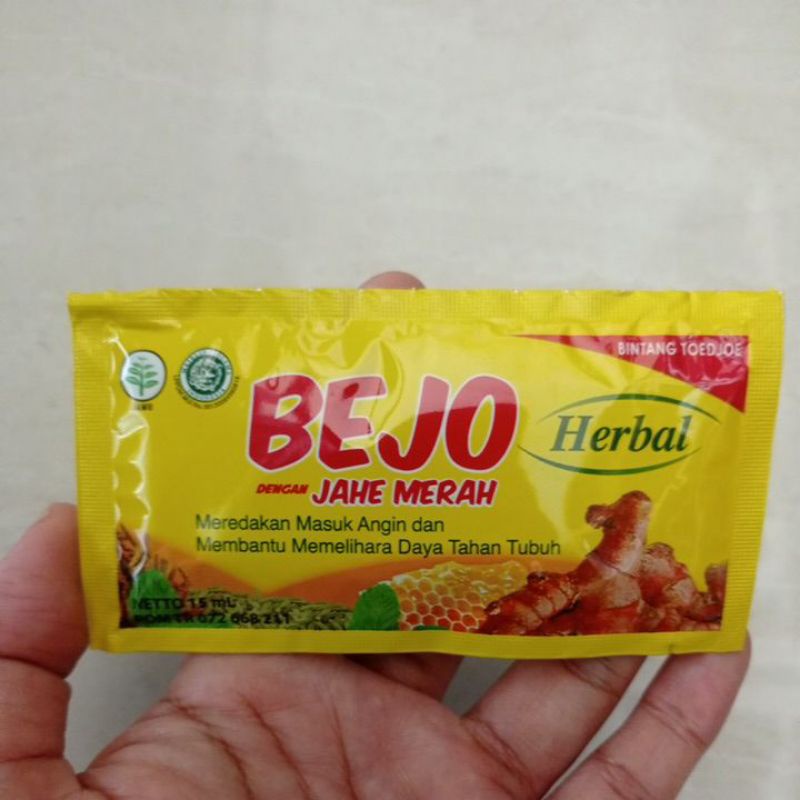 

Bejo Jahe Merah (untuk masuk angin)