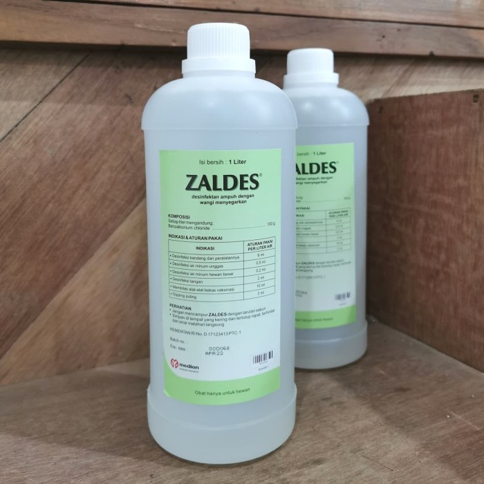 Zaldes 1 Liter / Disinfektan Kandang Pembasmi Kuman Bakteri
