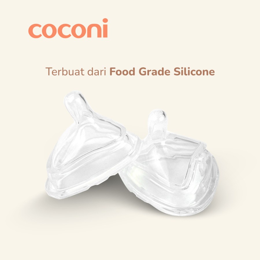 Coconi Triangle Bottle Nipple Replacement / Dot Pengganti Coconi