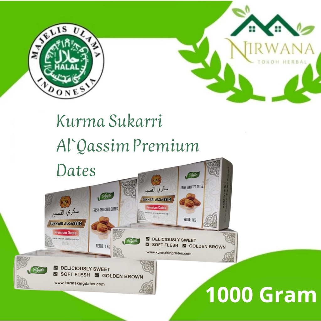 

Kurma Sukkari Al Qassim Syifa Premium Dates 1 kg