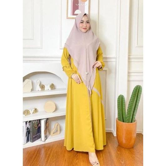 Fauziyah Gamis Set Hijab Syari By Nazkya Original