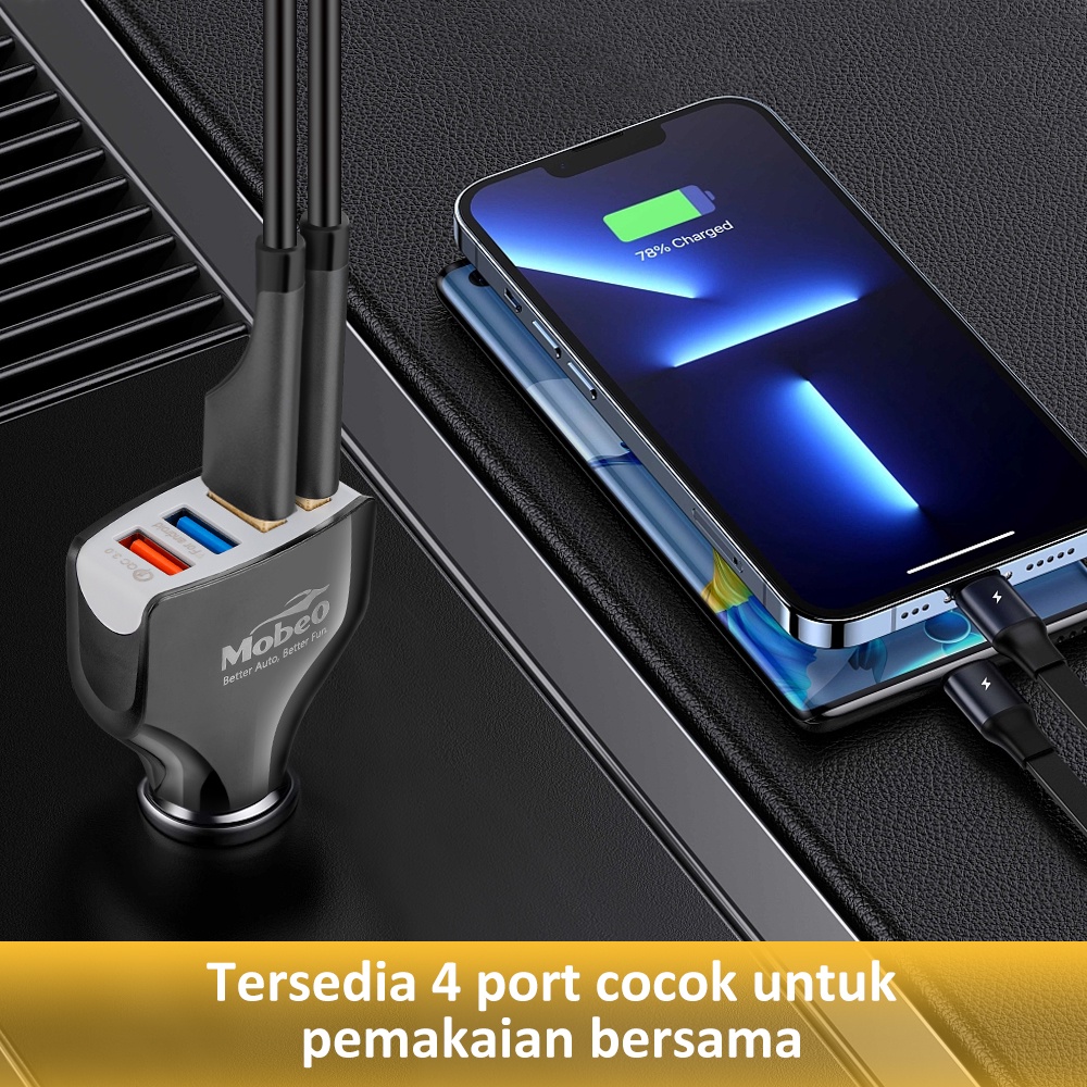 [RESTOCK] Mobeo Car Charger QC 3.0 With 2/4/6 USB Port