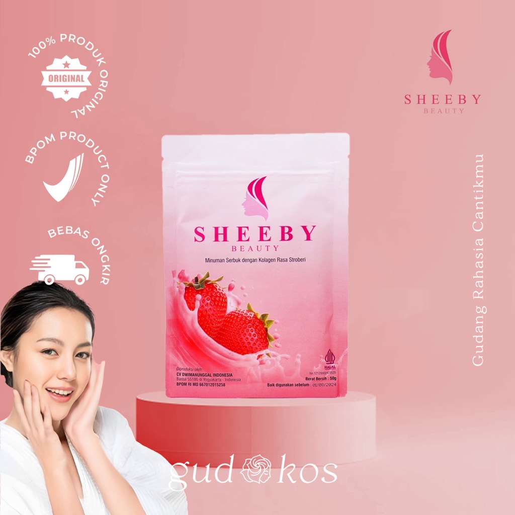 [BPOM] SHEEBY Beauty Collagen Drink 50G - Minuman Kolagen Pencerah Kulit Glowing