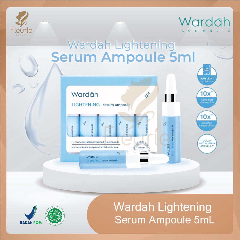 Wardah Lightening Serum Ampoule 5mL (Share Ecer 1pcs) Halal Original BPOM