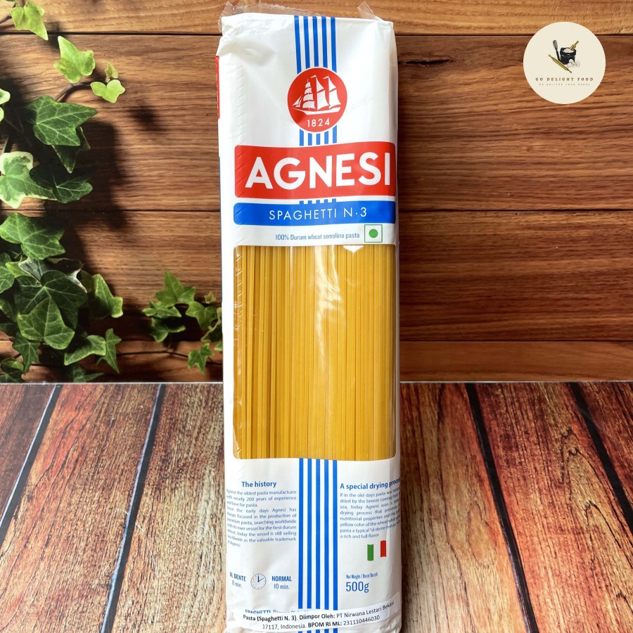 

HS Agnesi Pasta Spaghetti 500G - IMPORT ITALY (PREMIUM QUALITY)