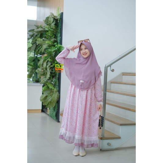 Set Gamis Khimar Anak Lubna by Dzafareen