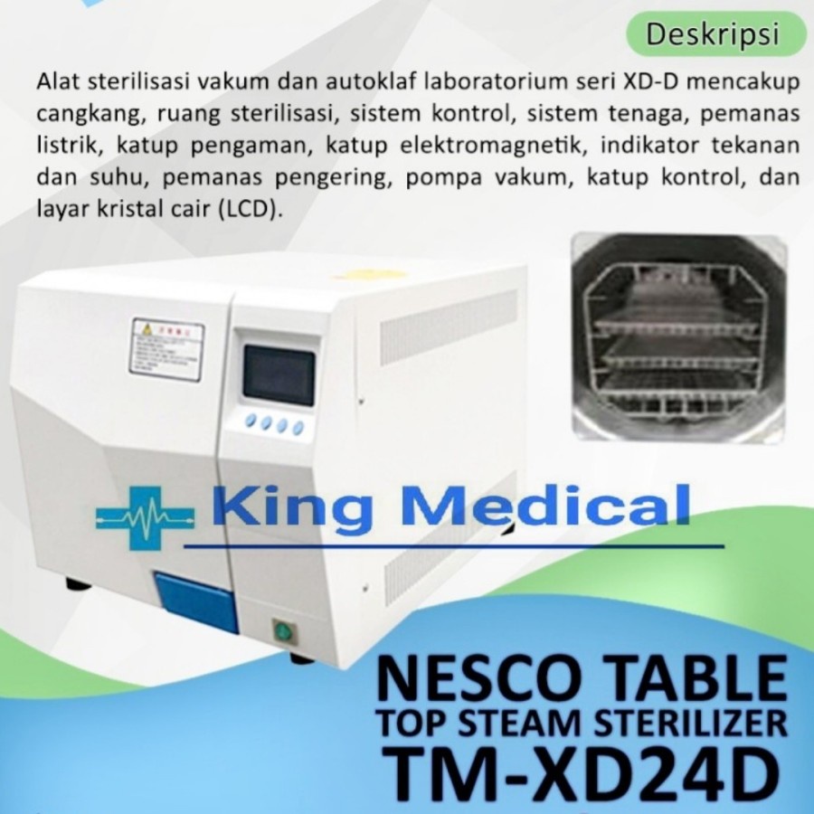 Table Top Steam Sterilizer TM-XD24D