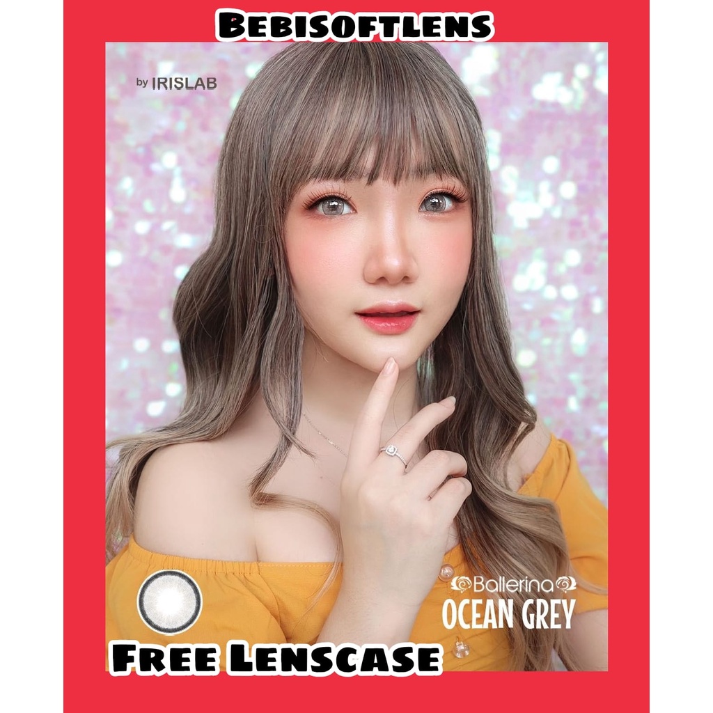 SOFTLENS BALLERINA DIA 14.40mm HONEYBROWN BY IRISLAB NORMAL &amp; MINUS (-0.50 s/d -3.00/ softlen / softlense / BB Lensa Kontak