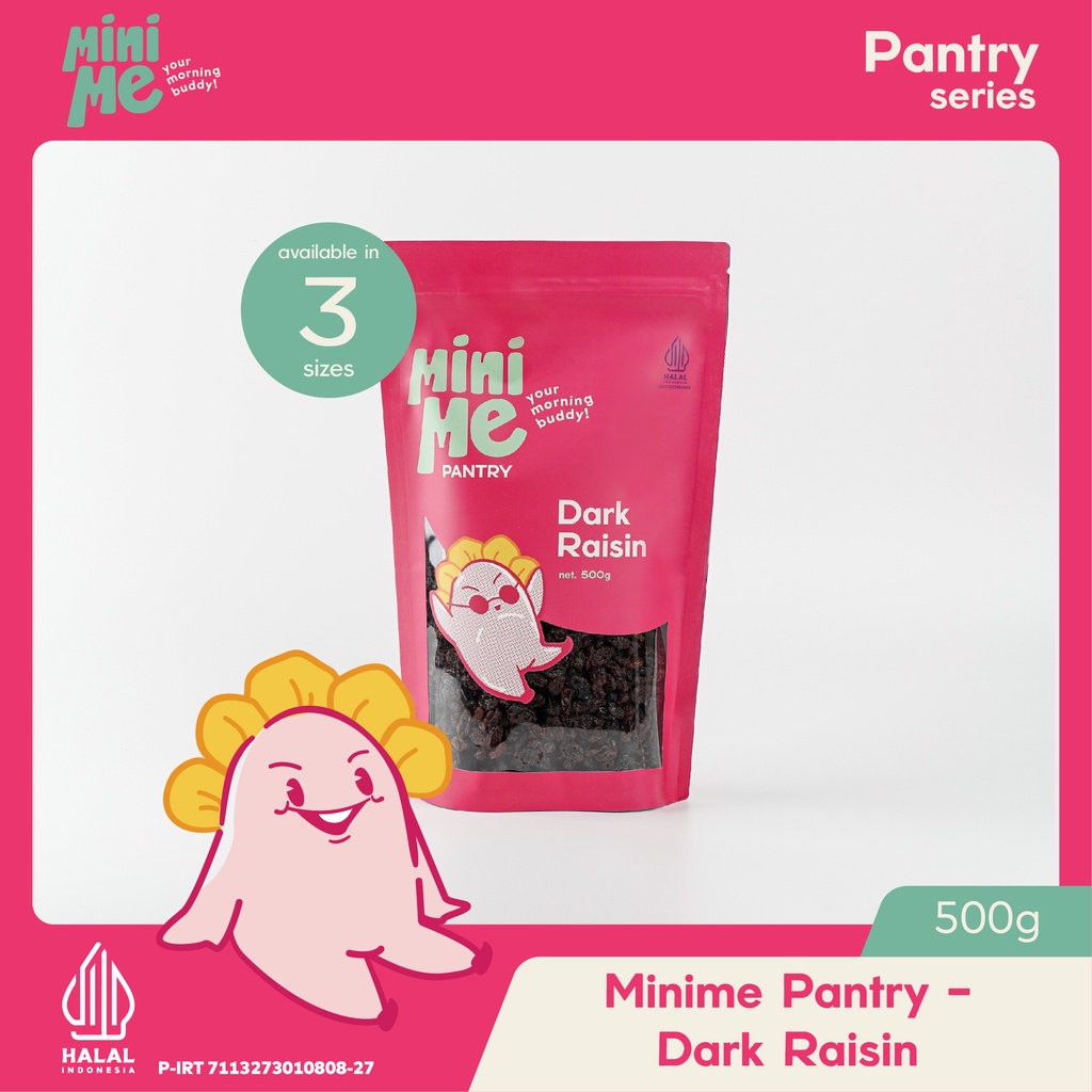 

MINIME Pantry - Dark Raisin 500gr Kismis Hitam