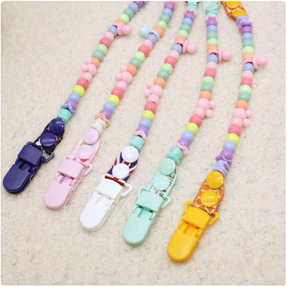 Pacifier clip dot bayi/Rantai Empeng bayi/Tali empeng Anak Bayi