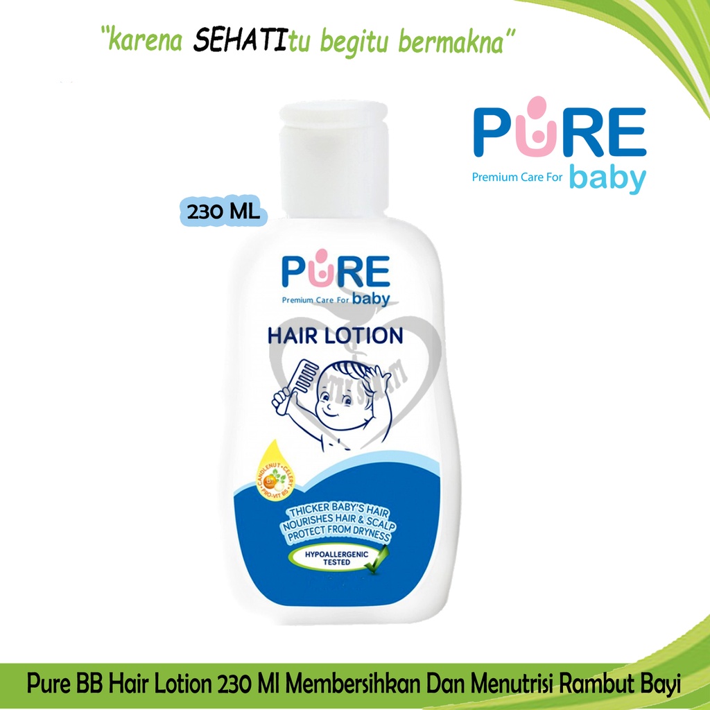 Pure Baby Hair Lotion Merawat Rambut Kulit Kepala Bayi