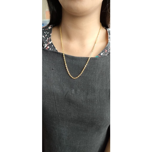 Kalung Emas Panjang 17K - 8.05 Gr Kadar 750 - 4585