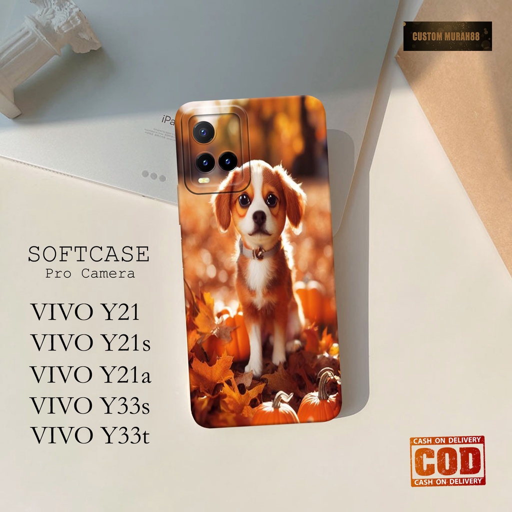 Case Hp Vivo Y21 / Y21s / Y21a / Y33s / Y33t Terbaru - Fashion Case DOGS - Casing Hp Vivo Y21/Vivo Y