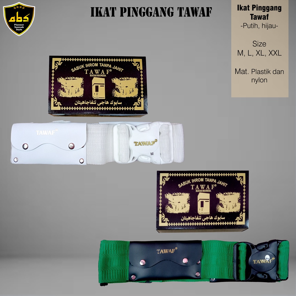 Sabuk Haji Tawaf Sabuk Ihram Perlengkapan Haji Umroh Ikat Pinggang