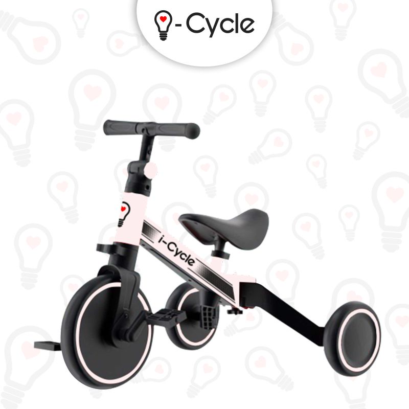 iCycle BUGSY + 2 in 1 | Sepeda Roda Tiga | Balance Bike | Push Bike