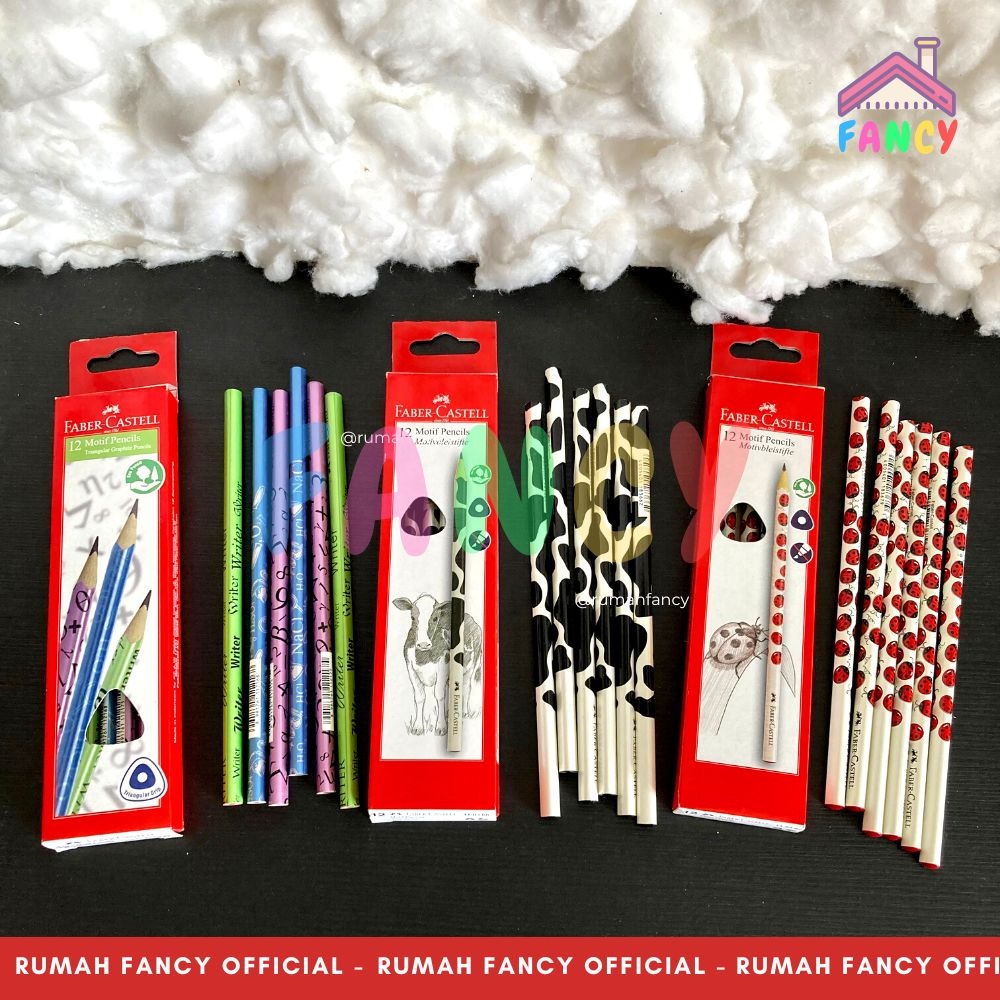 

[1PCS] Pensil Motif 2B Faber Castell Motif Hewan Lucu Numeric Alat Tulis Sekolah