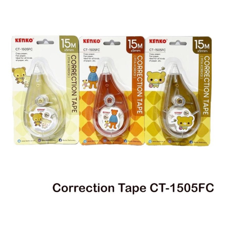 Correction Tape / Pita Koreksi Kenko CT-1505FC