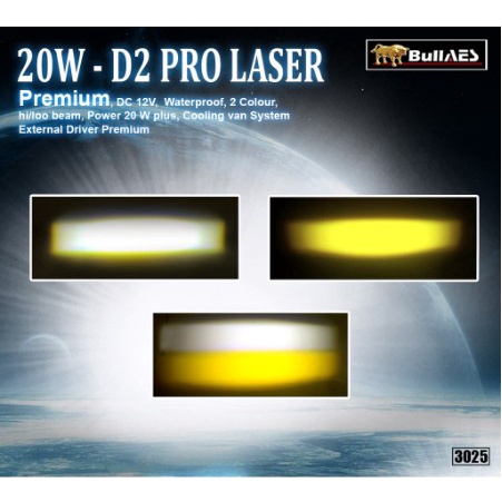 Lampu Laser Tembak D2 Laser 20 Watt PRO Laser Output universal