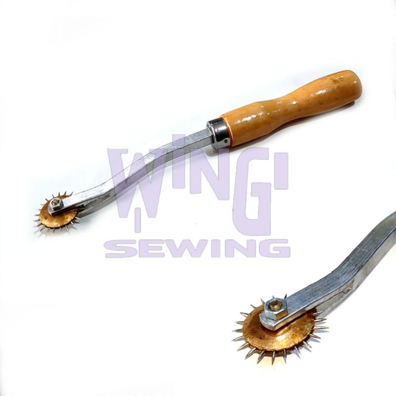 Rader Jarum Needle Point Tracking Wheel Penanda Bahan