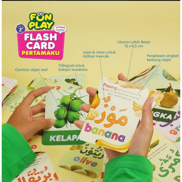 Fun Play Flash Card Pertamaku : Buah - Buahan